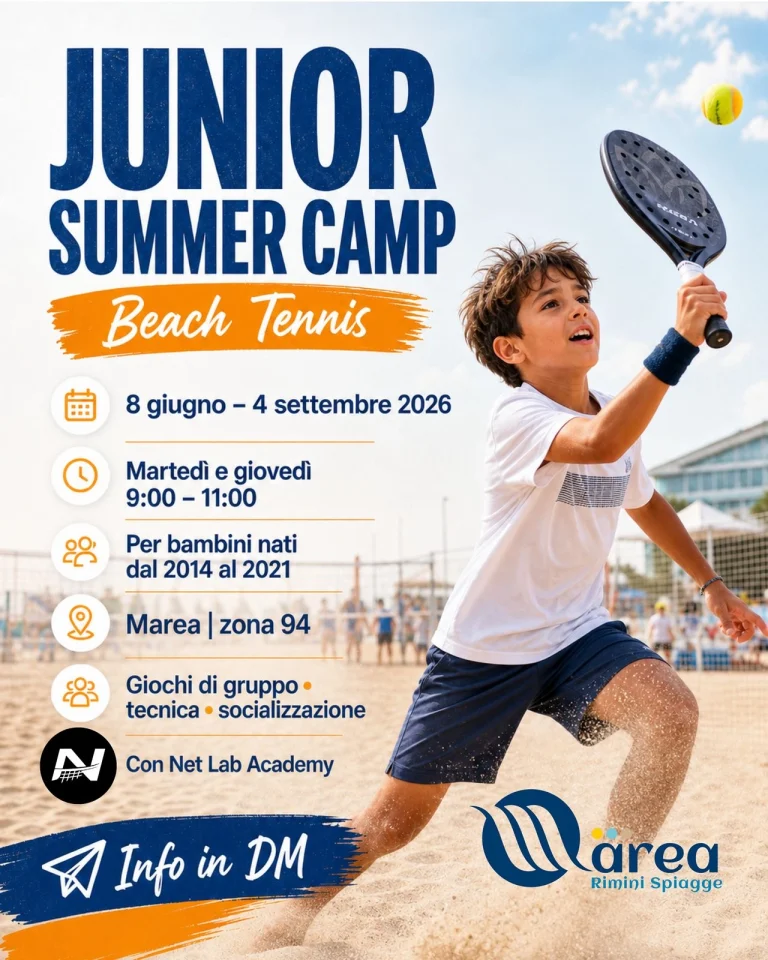 junior-summer-camp-2026-marea-rimini-spiagge